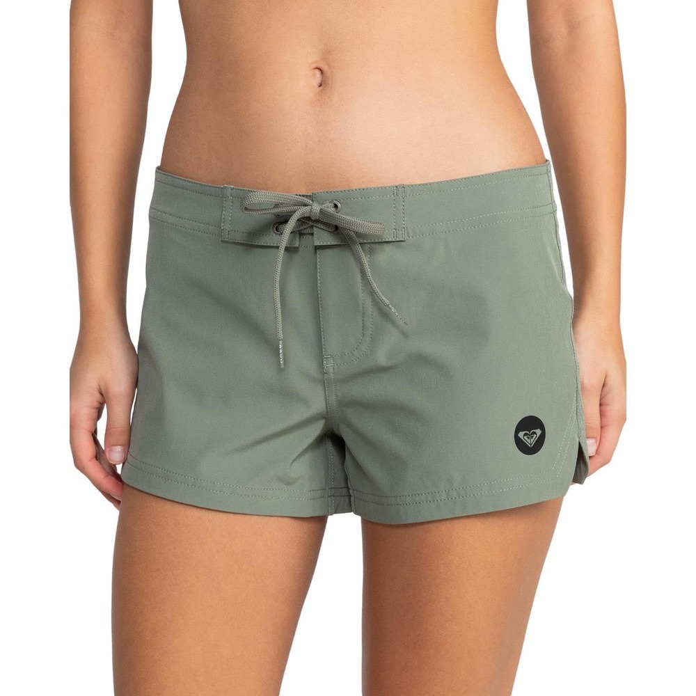NWT Roxy Womens 2" Boardshorts UPF 50 Quick-Dry 4-Way Stretch Agave Green Medium